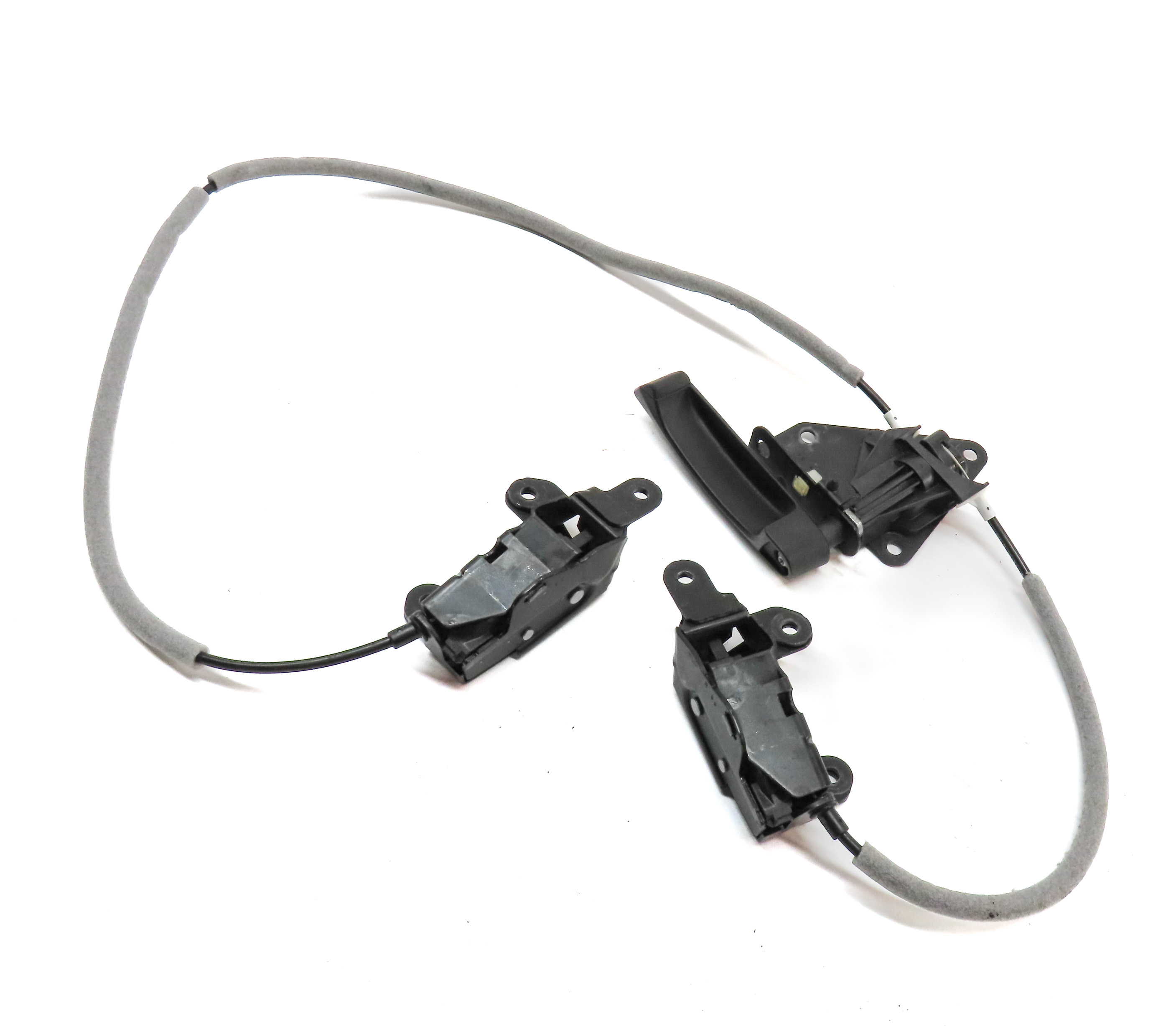 2007 BMW X5 (E70) REAR TRUNK CARGO TAILGATE HATCH LID LOCK LATCH CABLE SET/3 — exact item pictured